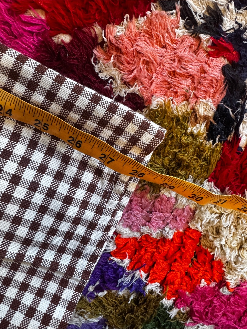 60s Vintage Big E Levi’s Brown Gingham Pants - Picture 7 of 10